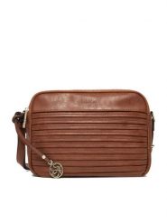 Lasocki Torebka CEO-LSK-K-025-06 Brązowy. Brązowe listonoszki Lasocki, bez wzorów, z materiału, bez dodatków. Za 179.99 zł.