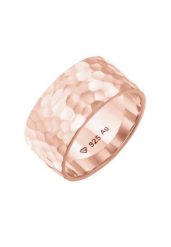 Elli Opaska damska Basic Hammered wykonana ze srebra próby 925 Sterling Silver Pierścionki 1 ct Damski. Szare pierścionki Elli, srebrne. Za 418.99 zł.