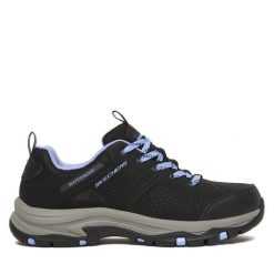 Trekkingi Skechers. Czarne obuwie sportowe Skechers, bez zapięcia, trekkingowe. Za 449.99 zł.