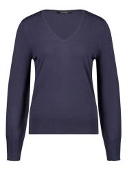 TAIFUN Sweter w kolorze granatowym rozmiar: 40. Niebieskie swetry Taifun, bez wzorów, ze splotem, bez ramiączek. Za 154.07 zł.