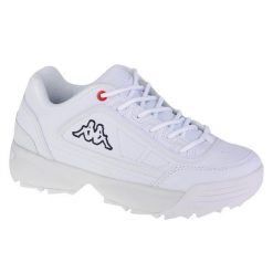 Buty sportowe Sneakersy damskie, Kappa Rave NC. Białe obuwie sportowe Kappa, z materiału, bez zapięcia, trekkingowe. Za 149.99 zł.