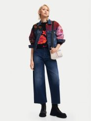Desigual Kurtka jeansowa Madrid 24WWED15 Kolorowy Regular Fit. Kurtki Desigual, xl, bez wzorów, z bawełny, bez kaptura. Za 439.99 zł.