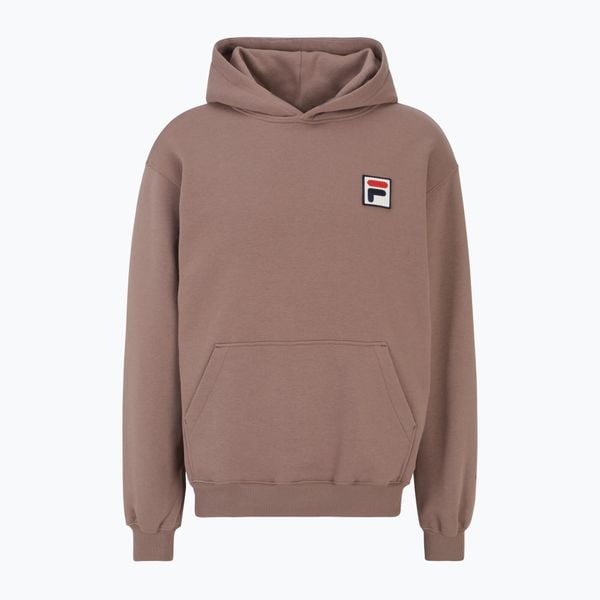 Bluza FILA Borgholm Hoody. Brązowe bluzy Fila, l, bez wzorów, z bawełny, bez kaptura. Za 287.99 zł.