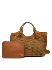 Gianni Chiarini Torebka Dua BS 11679 CMLSR Brązowy. Brązowe torebki klasyczne Gianni Chiarini, bez wzorów, ze skóry, bez dodatków. Za 1,039.00 zł.