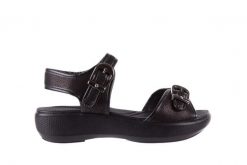 Sandały Azaleia 355 789 Point Black, Czarny, Materiał - 38. Czarne sandały Azaleia, bez wzorów, z materiału, bez obcasa, bez zapięcia. W wyprzedaży za 62.10 zł.