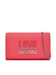 LOVE MOSCHINO Torebka JC4260PP0MKD0615 Różowy. Czerwone torebki klasyczne Love Moschino, bez wzorów, ze skóry, bez dodatków. Za 609.99 zł.
