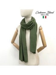 MILANO AMOUR Szal w kolorze ciemnozielonym - 190 x 50 cm rozmiar: onesize. Zielone szaliki MILANO AMOUR, bez wzorów, z kaszmiru. Za 150.02 zł.