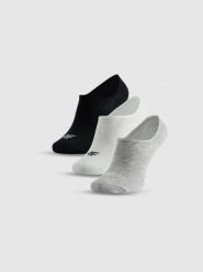 4F Skarpetki stopki (3-pack) damskie - multikolor 39-42. Skarpety 4f, bez wzorów, z materiału. Za 49.99 zł.