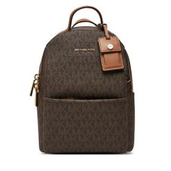Plecak MICHAEL Michael Kors. Brązowe plecaki MICHAEL Michael Kors, bez wzorów. Za 1,219.00 zł.