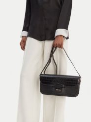 GINO ROSSI Torebka EO-LDA8554A Czarny. Czarne listonoszki Gino Rossi, bez wzorów, z materiału, bez dodatków. Za 279.99 zł.