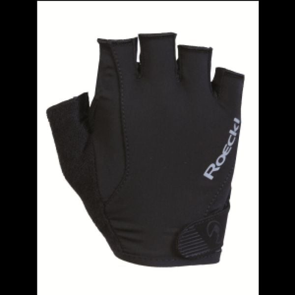 Rękawiczki rowerowe Roeckl Basel. Czarne rękawiczki Roeckl, bez wzorów. Za 145.50 zł.