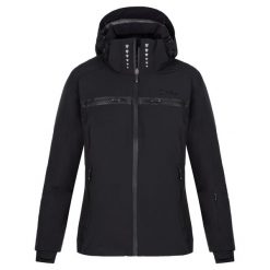 Damska kurtka narciarska Kilpi HATTORI-W. Czarne kurtki narciarskie Kilpi, xs, bez wzorów, z nylonu, bez kaptura, narciarskie. Za 835.17 zł.