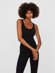 Vero Moda Top Maxi My Soft 10185110 Czarny Regular Fit. Czarne topy Vero Moda, xl, bez wzorów, z bawełny, bez kołnierzyka, bez ramiączek. Za 49.99 zł.