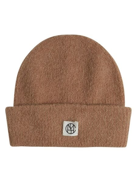 MOSS COPENHAGEN Czapka "Hope" w kolorze karmelowym rozmiar: onesize. Brązowe czapki Moss Copenhagen, bez wzorów, z materiału. Za 143.22 zł.