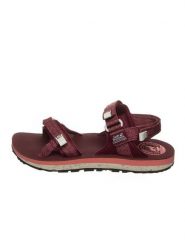 Jack Wolfskin Sandały "Outfresh Delux" w kolorze bordowym rozmiar: 39,5. Czerwone sandały Jack Wolfskin, bez wzorów, klasyczne, z otwartym noskiem, bez obcasa, bez zapięcia. Za 161.73 zł.