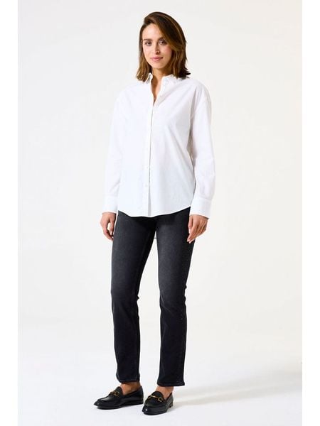 Garcia Dżinsy "Celia" - Regular fit - w kolorze czarnym rozmiar: W26. Czarne jeansy Garcia, z aplikacjami, z podwyższonym stanem. Za 213.95 zł.
