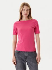United Colors Of Benetton T-Shirt 3FJHD109K Różowy Slim Fit. Czerwone t-shirty United Colors of Benetton, s, bez wzorów, z bawełny, bez kołnierzyka, bez ramiączek. Za 49.99 zł.