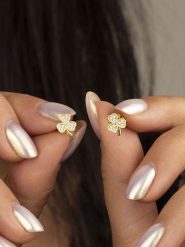 Heliophilia Pozłacane kolczyki-wkrętki rozmiar: onesize. Żółte kolczyki Heliophilia, z cyrkonią, pozłacane. Za 43.99 zł.