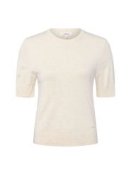 S.Oliver bluza z dzianiny Kobiety Sztuczne włókno beżowy, 42. Brązowe bluzy S.Oliver, s, bez wzorów, z dzianiny, bez kaptura. Za 89.95 zł.