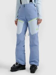 4F Spodnie narciarskie w kolorze błękitnym rozmiar: L. Niebieskie spodnie dresowe 4f, l, bez wzorów. Za 396.88 zł.