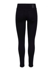 Pieces Dżinsy "Dana" - Skinny fit - w kolorze czarnym rozmiar: XS/L30. Czarne jeansy Pieces, l, z aplikacjami, z podwyższonym stanem. Za 48.28 zł.