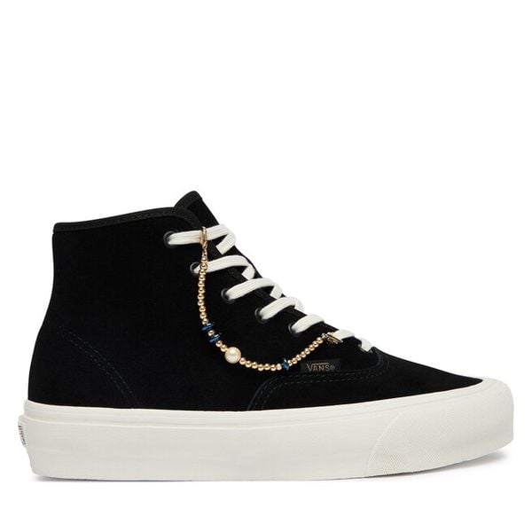 Tenisówki Vans. Czarne trampki Vans, bez wzorów, bez zapięcia. Za 429.99 zł.