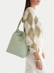 Beverly Hills Polo Club Torebka CEO-BHPC-C-020-09 Zielony. Zielone torebki klasyczne Beverly Hills Polo Club, bez wzorów, z materiału, bez dodatków. Za 219.99 zł.