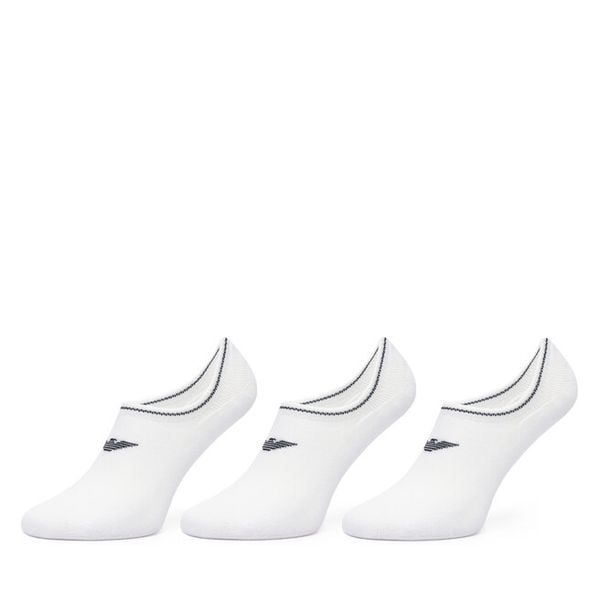 Stopki EA7 Emporio Armani. Białe skarpety EA7 Emporio Armani, bez wzorów. Za 129.99 zł.