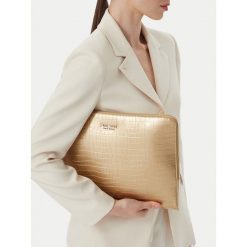 Etui na laptopa Nine West. Żółte torby na laptopa Nine West, bez wzorów. Za 99.99 zł.