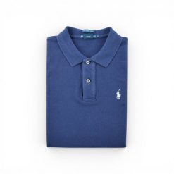 Second life - Polo damskie z krótkim rękawem - Stan bardzo dobry. Niebieskie koszulki polo RALPH LAUREN, l, bez wzorów, z materiału, bez kołnierzyka, bez ramiączek. Za 127.76 zł.