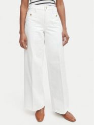 Tommy Hilfiger Jeansy 70s WW0WW48576 Biały Wide Leg. Białe jeansy TOMMY HILFIGER, s, bez wzorów. Za 649.99 zł.