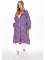 Schmuddelwedda Płaszcz przeciwdeszczowy w kolorze granatowo-różowym rozmiar: M. Niebieskie płaszcze Schmuddelwedda, m, bez wzorów, bez kaptura. Za 304.99 zł.