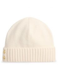 LAUREN RALPH LAUREN Czapka 454P04510003 Écru. Białe czapki Lauren Ralph Lauren, bez wzorów, z wełny. Za 419.99 zł.