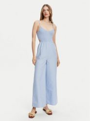 Billabong Sukienka letnia EBJWO03003 Niebieski Regular Fit. Niebieskie sukienki Billabong, na lato, s, bez wzorów, z bawełny, bez kołnierzyka, bez ramiączek. Za 199.99 zł.