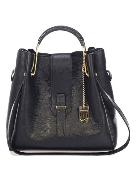 Lucca Baldi Skórzana torebka "Vinci" w kolorze czarnym - 33 x 28 x 13 cm rozmiar: onesize. Czarne torby na ramię Lucca Baldi, bez wzorów, z materiału, przez ramię, bez dodatków. Za 364.56 zł.