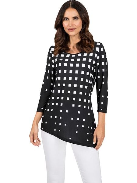 WITT WEIDEN Koszulka w kolorze czarno-białym rozmiar: 50. Białe bluzki WITT WEIDEN, bez wzorów, z asymetrycznym kołnierzem, bez ramiączek. Za 78.84 zł.