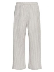 MOSS COPENHAGEN Spodnie "Joceanne Pants" w kolorze błękitno-białym rozmiar: S. Białe spodnie materiałowe Moss Copenhagen, na co dzień, s, bez wzorów, z materiału. Za 144.58 zł.