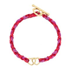 Walentynki Lovers. Czerwone bransoletki Lilou, pozłacane. Za 216.00 zł.