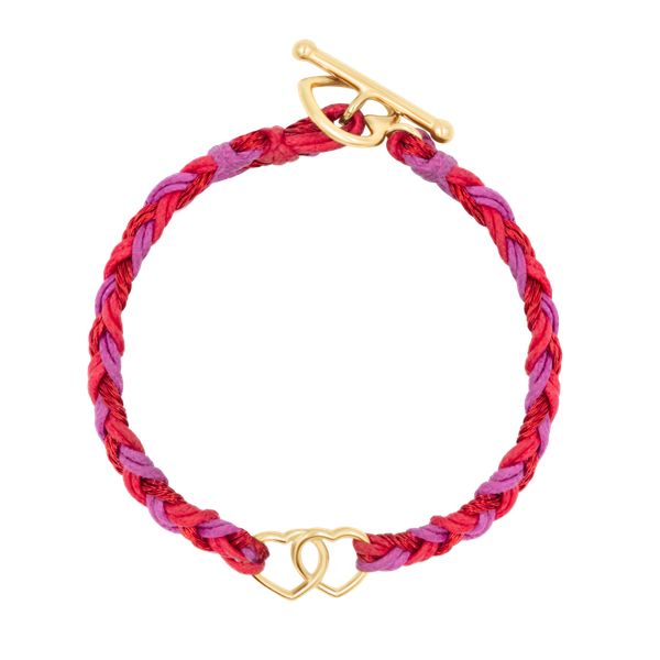 Walentynki Lovers. Czerwone bransoletki Lilou, pozłacane. Za 216.00 zł.