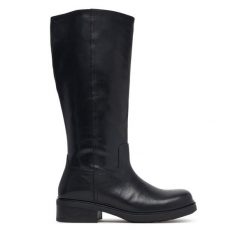 Kozaki Vagabond Shoemakers. Czarne kozaki Vagabond Shoemakers, bez obcasa, na płaskiej podeszwie, bez zapięcia. Za 1,169.00 zł.