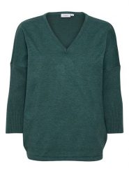 SAINT TROPEZ Sweter "Mila" w kolorze zielonym rozmiar: XL. Zielone swetry Saint Tropez, xl, bez wzorów, bez ramiączek. Za 78.84 zł.
