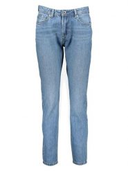 Pepe Jeans Dżinsy "Violet" - Tapered fit - w kolorze niebieskim rozmiar: W32/L30. Niebieskie jeansy Pepe Jeans, l, z aplikacjami, z podwyższonym stanem. Za 184.89 zł.