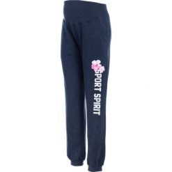 Spodnie dresowe ciążowe bonprix ciemnoniebieski melanż. Niebieskie spodnie dresowe marki bonprix, melanż, z dresówki. Za 37.99 zł.