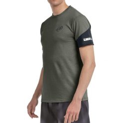 Bullpadel Montia T-shirt. Zielone t-shirty bullpadel, bez wzorów, bez kołnierzyka, bez ramiączek. W wyprzedaży za 151.10 zł.