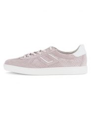 Gabor Skórzane sneakersy w kolorze jasnoróżowym rozmiar: 39. Różowe trampki Gabor, bez wzorów, bez zapięcia. Za 184.95 zł.