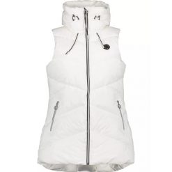 Kamizelka Luhta Koski - biała. Białe kurtki sportowe Luhta, na zimę, l, bez wzorów, bez kaptura. Za 649.00 zł.