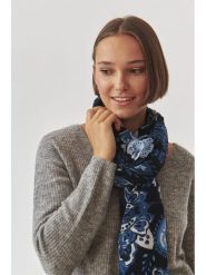 TATUUM Szal w kolorze granatowym - 180 x 86 cm rozmiar: onesize. Niebieskie szaliki Tatuum, bez wzorów, z bawełny. Za 104.89 zł.