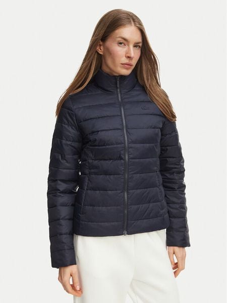 Lacoste Kurtka przejściowa BF0603 Granatowy Regular Fit. Niebieskie kurtki Lacoste, bez wzorów, z syntetyku, bez kaptura. Za 989.99 zł.