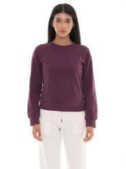 Bluza zimowa Leone 1947 Never Without Damen z Rundhalsausschnitt. Czerwone bluzy LEONE 1947 APPAREL, na zimę, m, bez wzorów, z bawełny, bez kaptura. Za 294.70 zł.