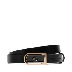 Pasek Calvin Klein. Czarne paski Calvin Klein, bez wzorów. Za 209.99 zł.